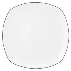 Seltmann Weiden Speiseteller Eckig 26 Cm Lido Black Line 10826