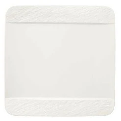 Villeroy & Boch Servierplatte/ Gourmetteller Quadratisch 28 Cm Manufacture Rock Blanc