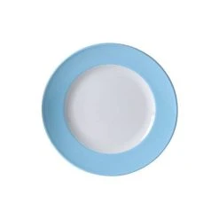 Dibbern Teller 26 Cm Solid Color Hellblau Flach