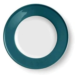 Dibbern Teller Flach 26cm Fahne Solid Color Petrol