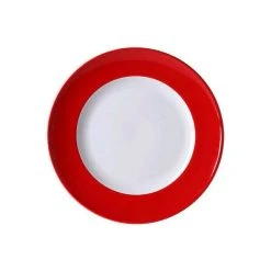 Dibbern Teller 26 Cm Solid Color Signalrot Flach