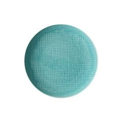 Rosenthal Teller Flach 27 Cm Mesh Aqua
